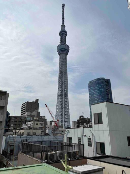 東京都403 Oshiage Sta 3Mins Walk! Wi-Fi & Elevator 4Paxアパートメント エクステリア 写真