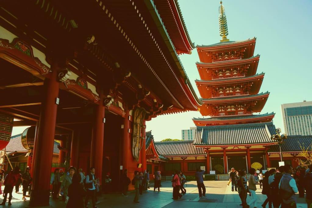 東京都403 Oshiage Sta 3Mins Walk! Wi-Fi & Elevator 4Paxアパートメント エクステリア 写真