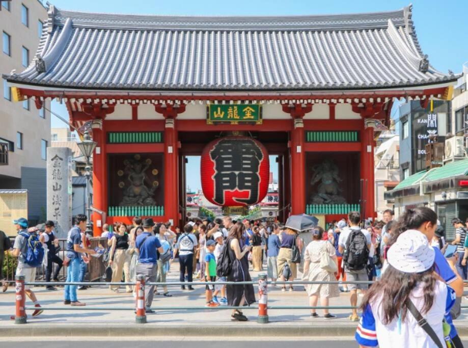 東京都403 Oshiage Sta 3Mins Walk! Wi-Fi & Elevator 4Paxアパートメント エクステリア 写真